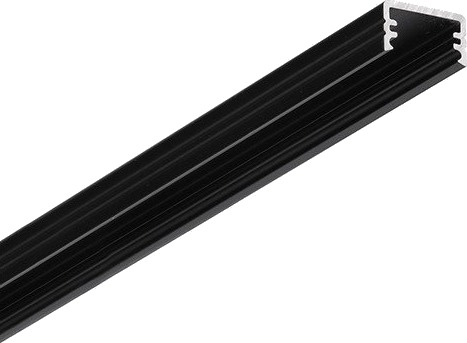 Topmet 1m aluminiumsprofil SLIM8 AC2/Z Svart anodisert påbygging LED skinne Topmet 1m aluminiumsprofil SLIM8 AC2/Z Svart anodisert påbygging LED skinne