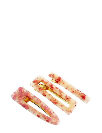 Pipol"s Bazaar Betsy Hair Clip 3 Pcs Pink Spot Pink ONE SIZE Pipol"s Bazaar Betsy Hair Clip 3 Pcs Pink Spot Pink ONE SIZE