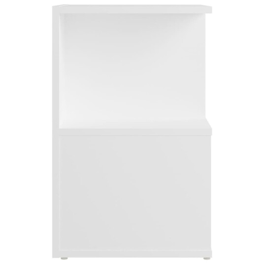 vidaXL Nattbord hvit 35x35x55 cm sponplate