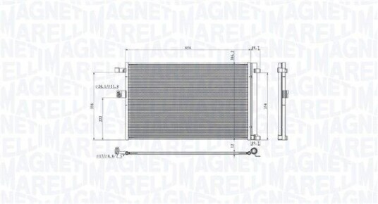 Kondensator MAGNETI MARELLI 350203104900
