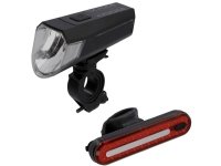 FISCHER sykkelbatteri LED-lyssett, 80 lux frontlys opp til 80 lux, kan byttes til 20/40 lux, 4 LED-er - 1 stk (50647) FISCHER sykkelbatteri LED-lyssett, 80 lux frontlys opp til 80 lux, kan byttes til 20/40 lux, 4 LED-er - 1 stk (50647)