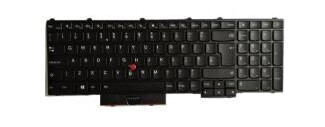 Chicony - Erstatningstastatur For Bærbar Pc - Med Trackpoint - Bakbelysning - Qwerty - Us International - Fru Cru - Tier 2 - For Thinkpad P51 20Hh 20Hj 20Mm 20Mn  P71 20Hk 20Hl