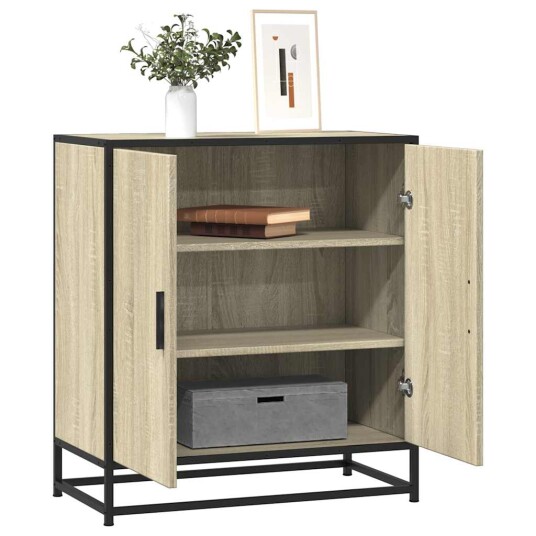 Skjenk sonoma eik 68x35x76 cm konstruert tre og metall 8721102840241