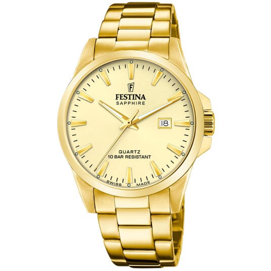 Festina Swiss Made F20044/4 - Herre - 41 mm - Analog - Kvarts urverk - Safirglass Festina Swiss Made F20044/4 - Herre - 41 mm - Analog - Kvarts urverk - Safirglass
