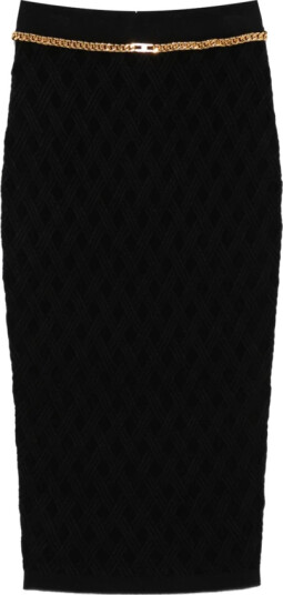 Elisabetta Franchi Dame Skjørt Svart XS,