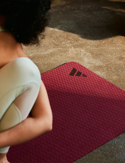 adidas Equipment Yoga Mat - 4Mm - Pink - ONE SIZE adidas Equipment Yoga Mat - 4Mm - Pink - ONE SIZE