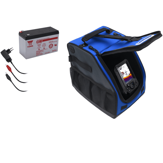 Lowrance Ice Fishing Bag with Battery and Charger