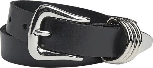 Markberg Sifmbg Belt BLACK W/SILVER 85 Markberg Sifmbg Belt BLACK W/SILVER 85