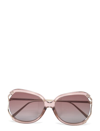 Pilgrim Hella Sunglasses Light Brown/Gold Brown ONE SIZE