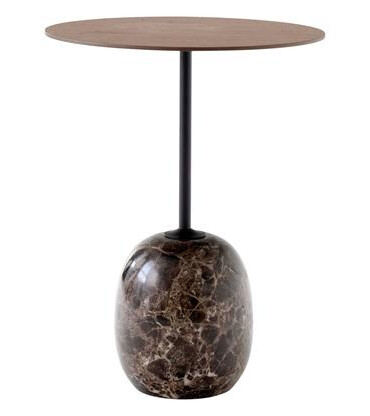 &Tradition Lato LN8 Salongbord Lakkert Valnøtt/ Emparador Marmor &Tradition Lato LN8 Salongbord Lakkert Valnøtt/ Emparador Marmor