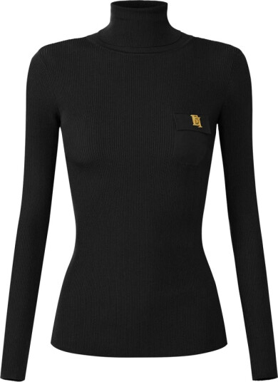Elisabetta Franchi Dame Strikkevarer Svart XS,