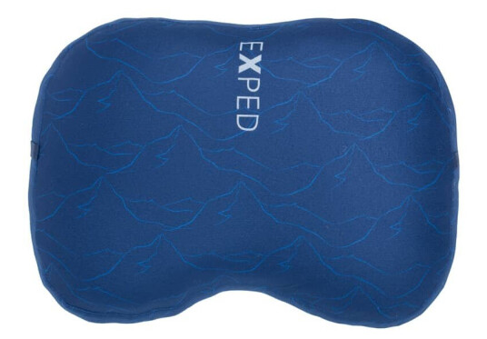 Exped Deepsleep Pillowblue mountain print M Exped Deepsleep Pillowblue mountain print M