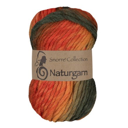 Viking Garn Snorre Naturgarn 659 - Multi Orange/ Brun