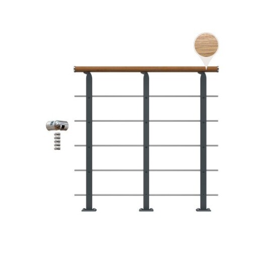 Dolle Gelender Til Repos Design Eik Oljet Start Antracit