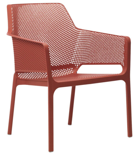 Brafab Net lenestol Korallrød 69 x 71 cm Rød Brafab Net lenestol Korallrød 69 x 71 cm Rød