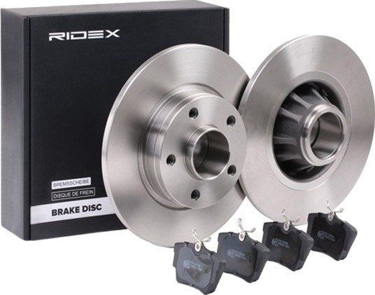 Bremseskiver og -klosser RIDEX 3405B1098