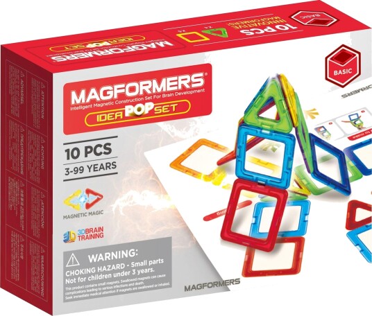Magformers Idea Pop Magnetsett 3+ År 10 Deler