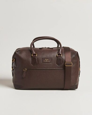 Polo Ralph Lauren Pebble Leather Duffle Bag Dark Brown Polo Ralph Lauren Pebble Leather Duffle Bag Dark Brown