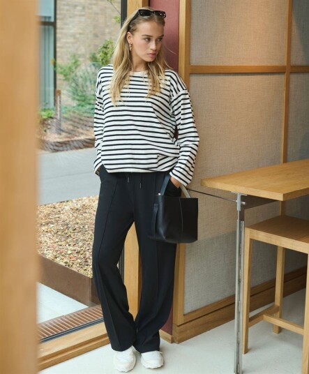 Kaffe Clothing Kaffe Jenny Straight Pant Svart XS