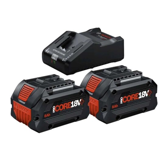 Bosch Batteripakke 18V 2X8ah Procore Plus Bosch Batteripakke 18V 2X8ah Procore Plus