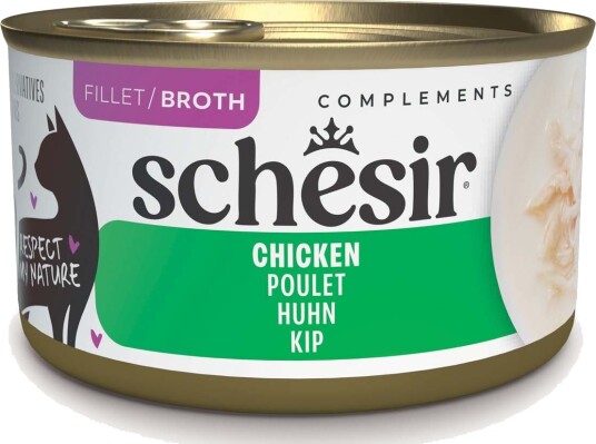 Schesir Våtfôr Sparepakke Complements I Buljong Kylling 24 X 70 G