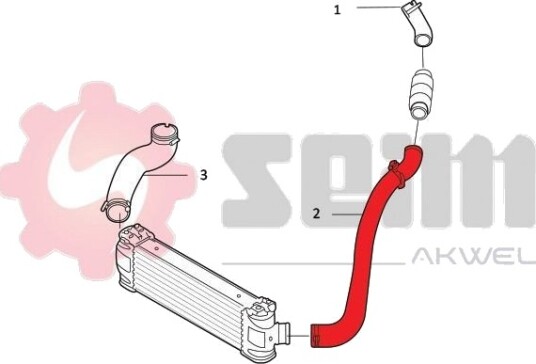 SEIM 981806 Ladeluftslange