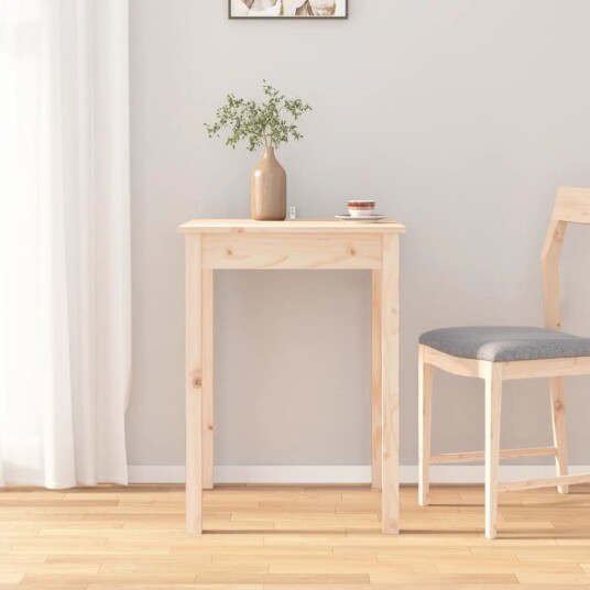 Spisebord 55x55x75 cm heltre furu 814254