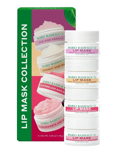 Mario Badescu Lip Mask Collection (4 Lip Masks X 8Ml) - Nude - 1 ST