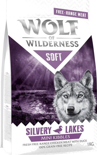 Wolf Of Wilderness Mini "Soft Silvery Lakes" Frittgående Kylling & And 5 X 1 kg