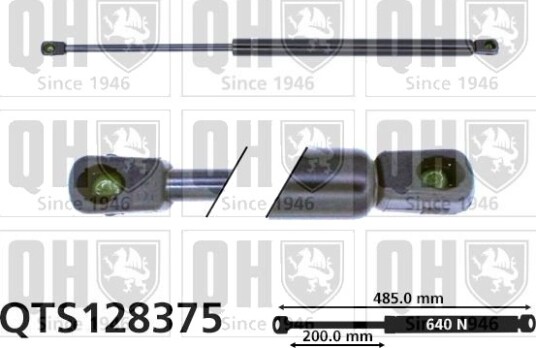 QUINTON HAZELL QTS128375 Baklukedemper