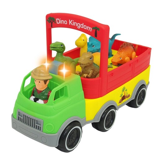 Kiddieland Safari Truck med dinosaurer fra 12 måneder