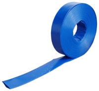 Duab Avtappningsslang Blå flatrullad 0,4MPa 102mm 15m Duab Avtappningsslang Blå flatrullad 0,4MPa 102mm 15m