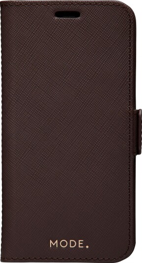 Dbramante1928 Milano lommebokdeksel iPhone 12/12 Pro (dark chocolate)