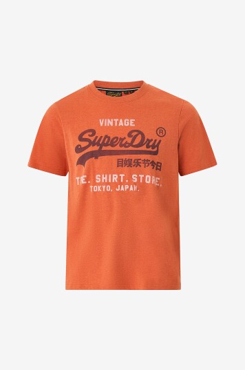 Superdry T skjorte VL Heritage Relaxed Orange