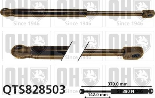 Gassfjær, motorpanser QUINTON HAZELL QTS828503