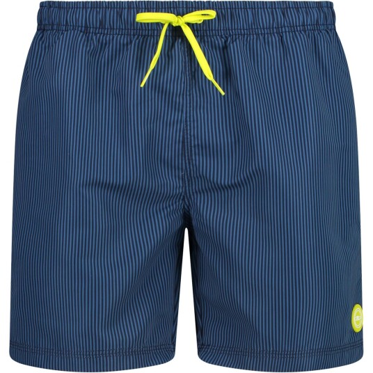 CMP Beach Shorts M Striped Navy/Dust Blue M