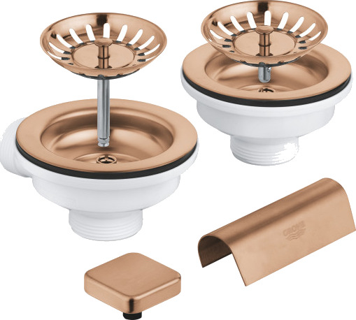 GROHE avløpsventil 1 1/4 t/kv børstet varm solnedgang copper