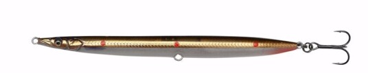 Savage Gear Sandeel Pencil 12,5cm 19g Sinking Brown Copper Red Dots Savage Gear Sandeel Pencil 12,5cm 19g Sinking Brown Copper Red Dots