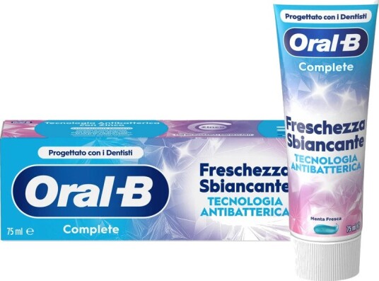 Oral-B Complete Whitening Freshness Tannkrem – Frisk Mint & Whitening 75 ml.