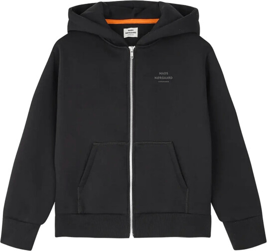 Mads Nørgaard Mix Sweat N Sonan Zip Hoodie   Black   152