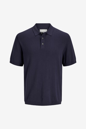 Jack & Jones Genser jprccWilliam Knit Polo SS Blå