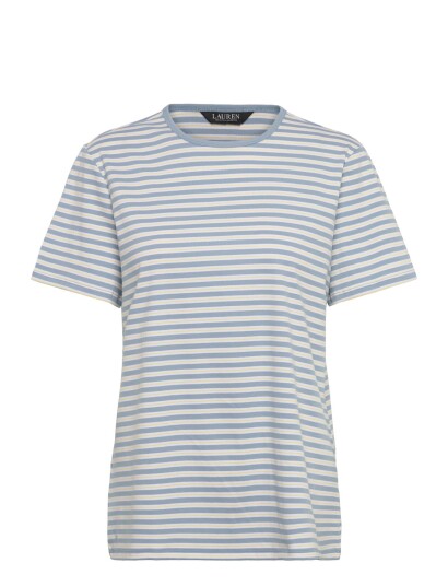 Lauren Women Refined Str 1X1 Rib-Knt-T-Shirt - Blue - 46-48 Lauren Women Refined Str 1X1 Rib-Knt-T-Shirt - Blue - 46-48