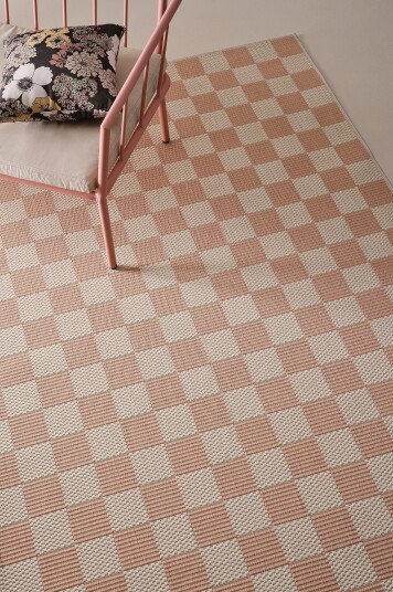 Jotex Utendørs Teppe Polypropylen Rosa/hvit MARTA 21374390344 Jotex Utendørs Teppe Polypropylen Rosa/hvit MARTA 21374390344
