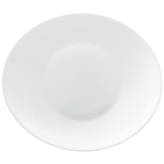 Bormioli Rocco Tallerken Prometeo; 27.3x24x3 cm LxBxH; Hvit; Oval; 24 Stykk / Forpakning