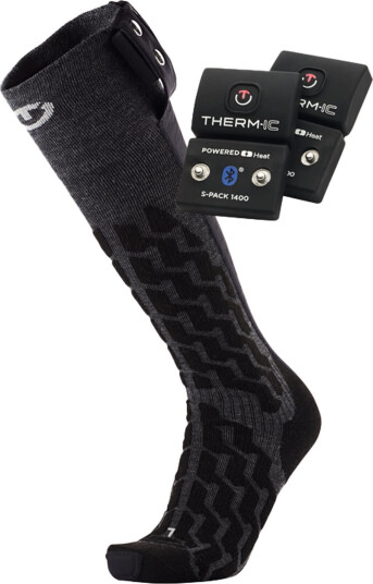Therm-ic Set Heat Fusion Uni ND + S-pack 1400B Black 45-47, Black Therm-ic Set Heat Fusion Uni ND + S-pack 1400B Black 45-47, Black