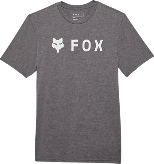 Fox Men's Absolute Shortsleeve Tech Tee Heather Graphite L Fox Men's Absolute Shortsleeve Tech Tee Heather Graphite L