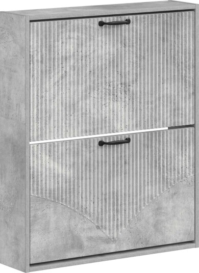 vidaXL Vegghengt skoskap HOORN 71 x 17 x 86 cm Konstruert tre