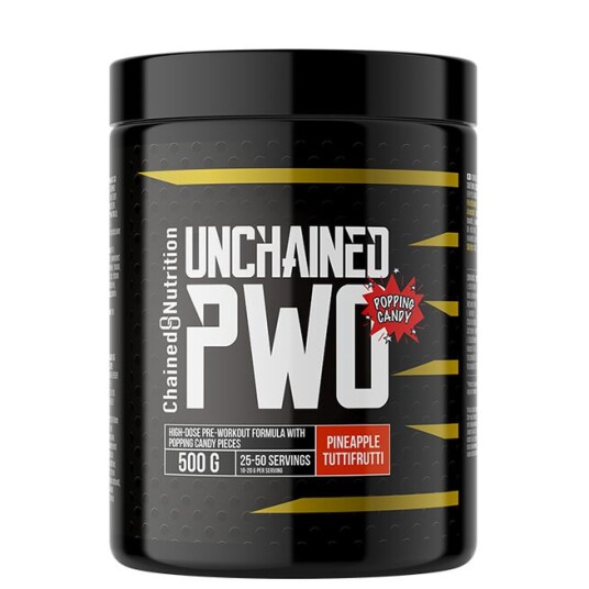 Unchained PWO, 500g, Pineapple Tutti Frutti Unchained PWO, 500g, Pineapple Tutti Frutti