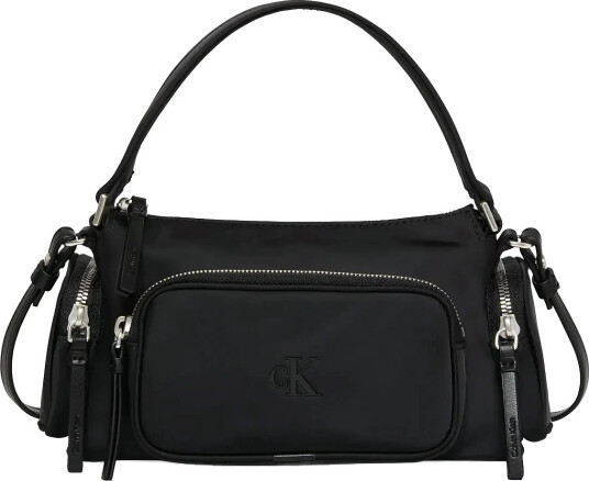 Calvin Klein Pocket Nylon Bag W/ Strap - Black - ONE SIZE