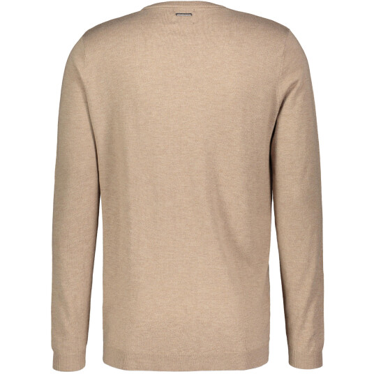 Marc Sweater Sand Melange M Merino blend r neck